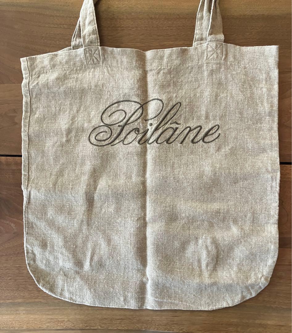 Poilane ロゴ入り リネン バッグ