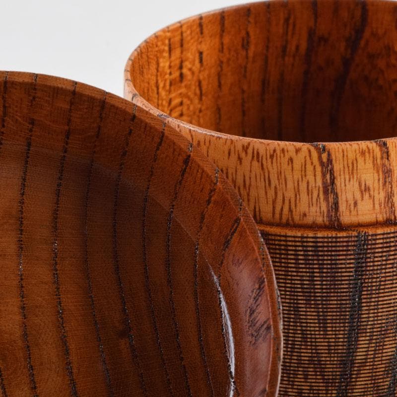 茶道具　塗師　春香作　唐草蒔絵　雪吹茶入　共箱　V　9144