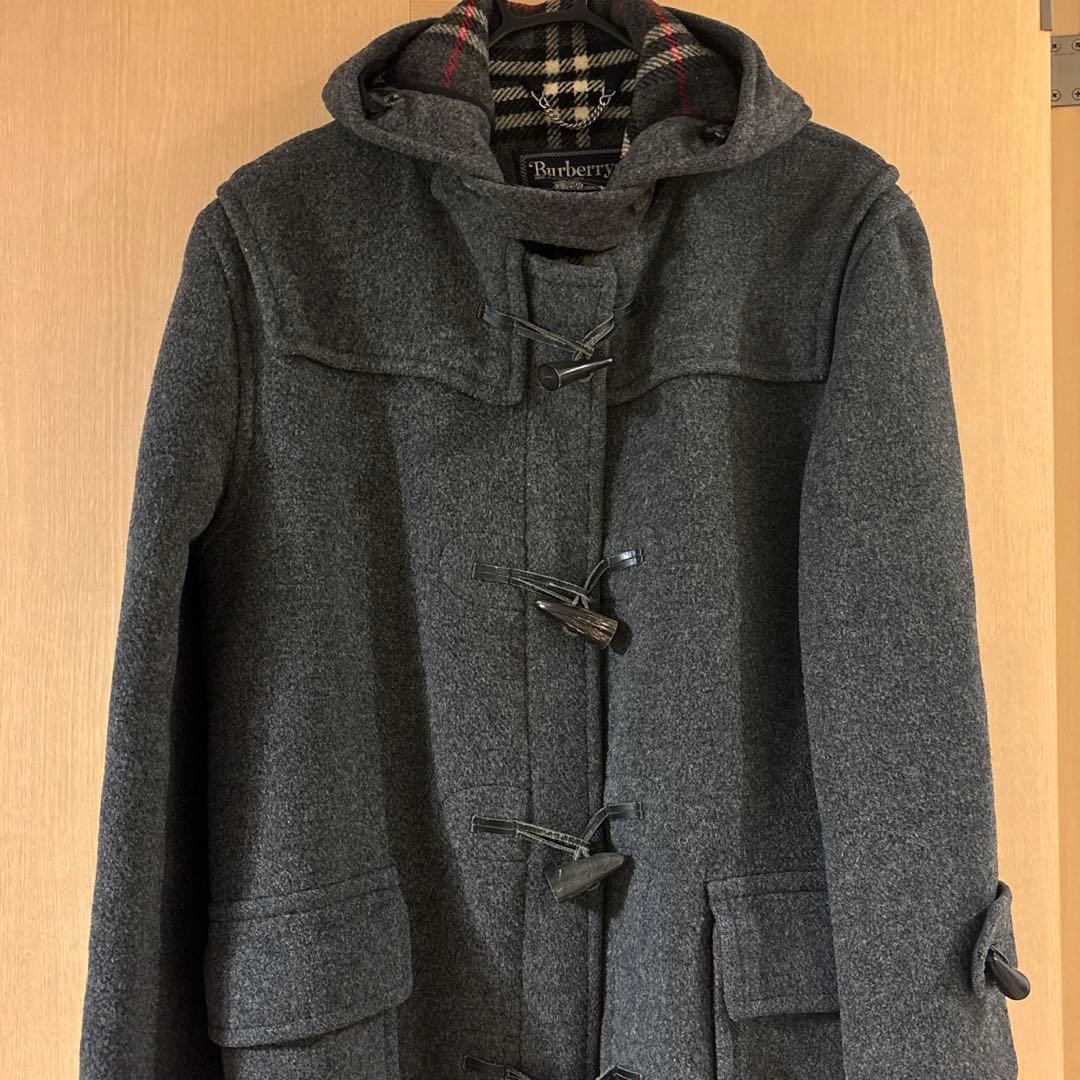 BURBERRY バーバリー ダッフルコート ウール グレー