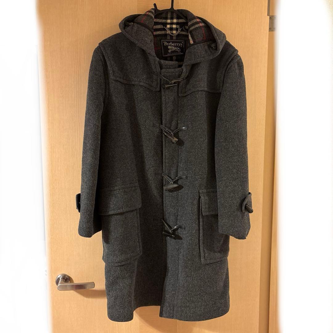 BURBERRY バーバリー ダッフルコート ウール グレー