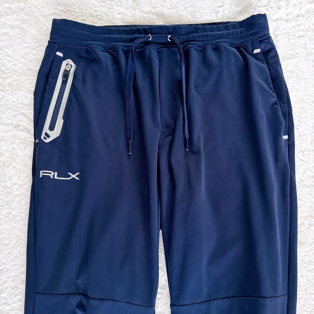【RLX】セットアップ ジップパーカー パンツ ネイビー系 上M下Sサイズ