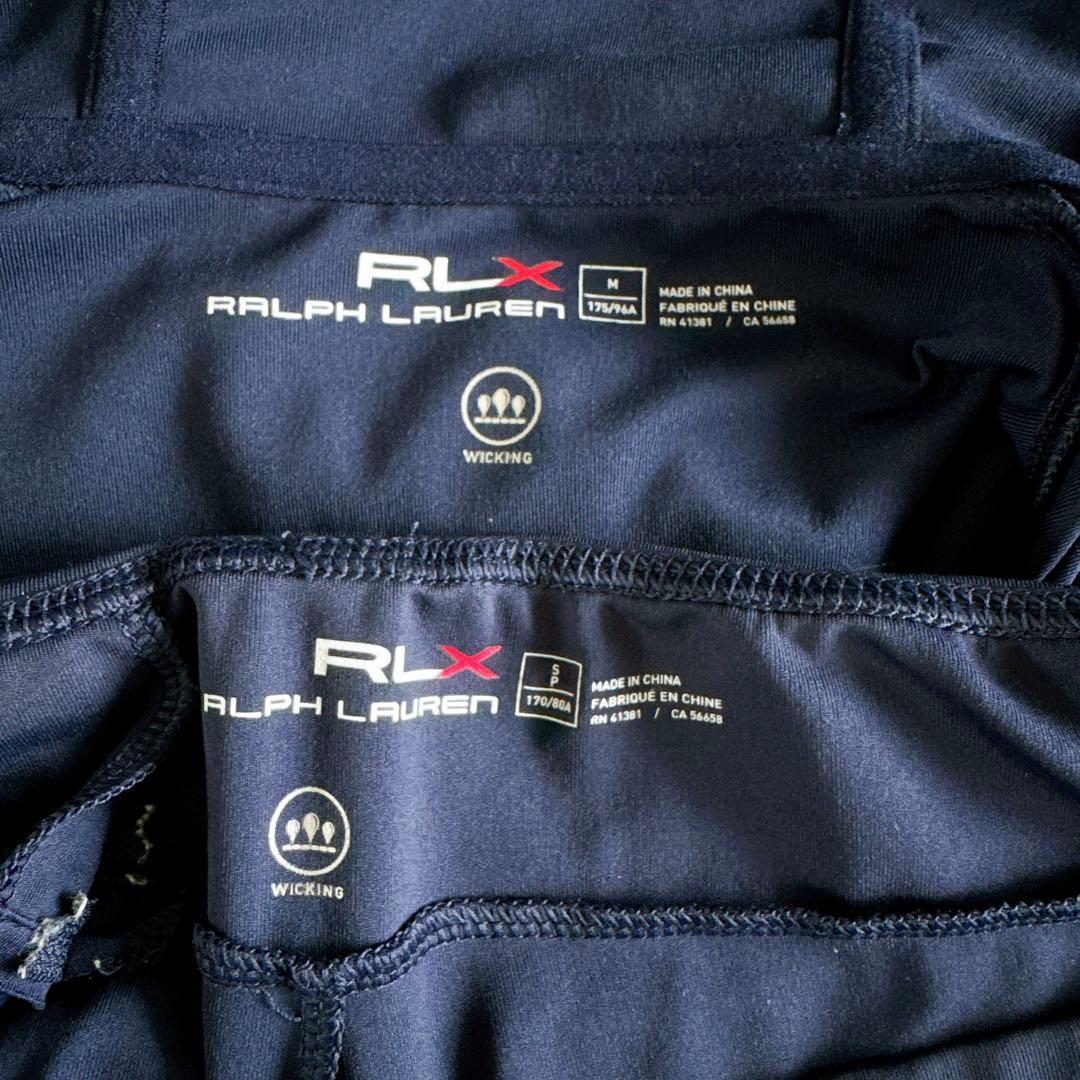 【RLX】セットアップ ジップパーカー パンツ ネイビー系 上M下Sサイズ