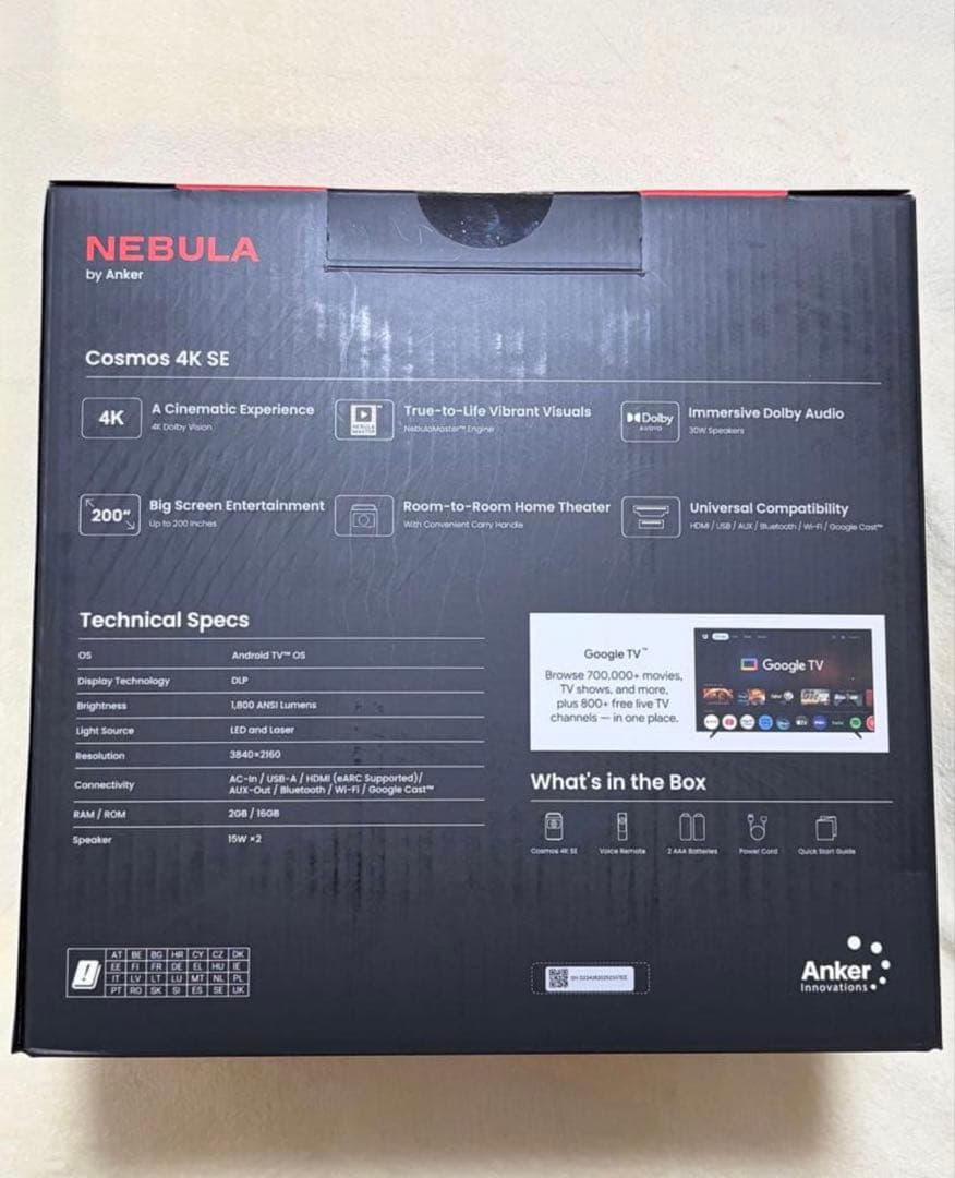 Anker NEBULA プロジェクター本体