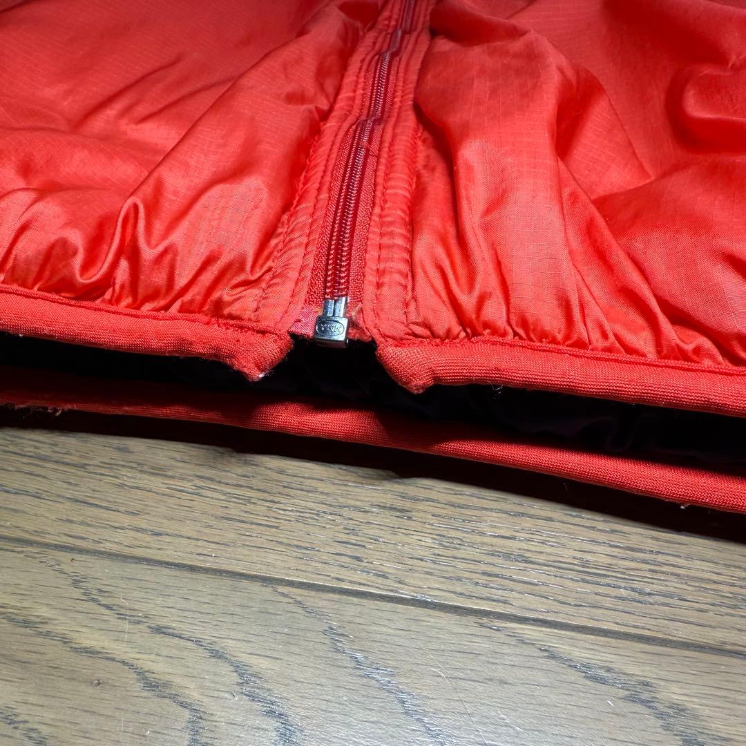 プ*す様 PATAGONIA パフボール ジャケット L レッド ネイビー 中古