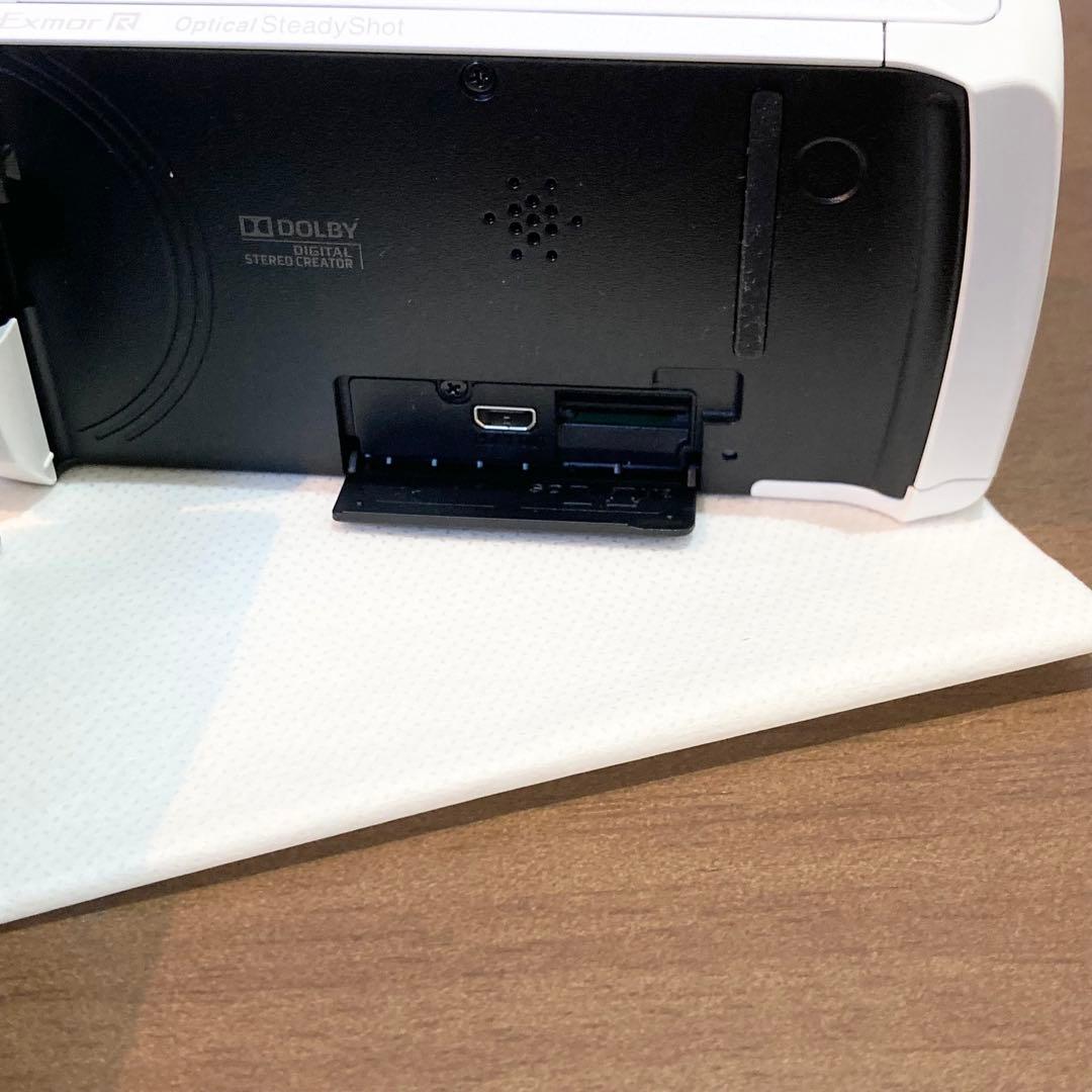 ★極美品★ SONY HDR-CX470 ビデオカメラ ホワイト
