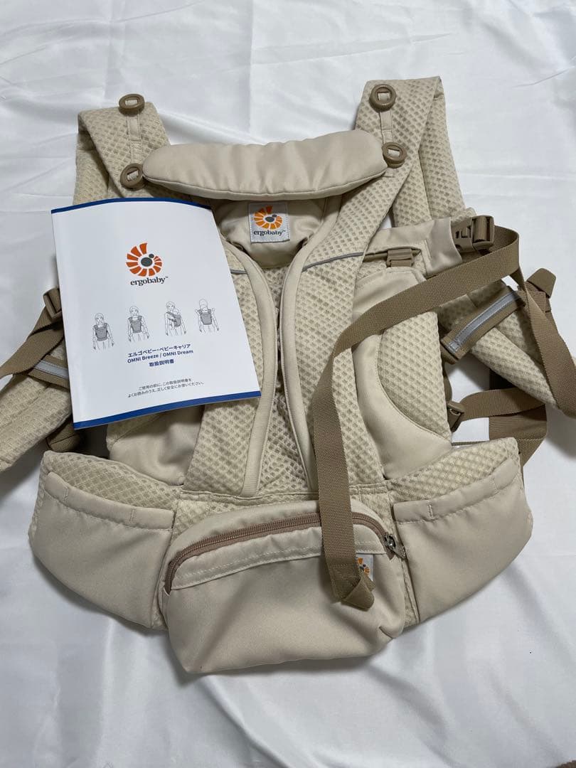 美品✨Ergobaby 抱っこひも OMNI Breeze ナチュラルベージュ