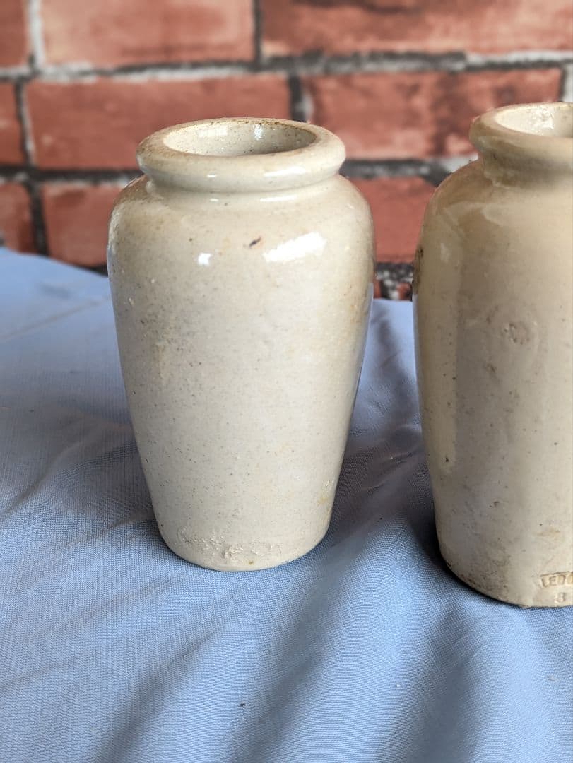 イギリス アンティーク RICHPRESERVED CREAM ボトル3本　D