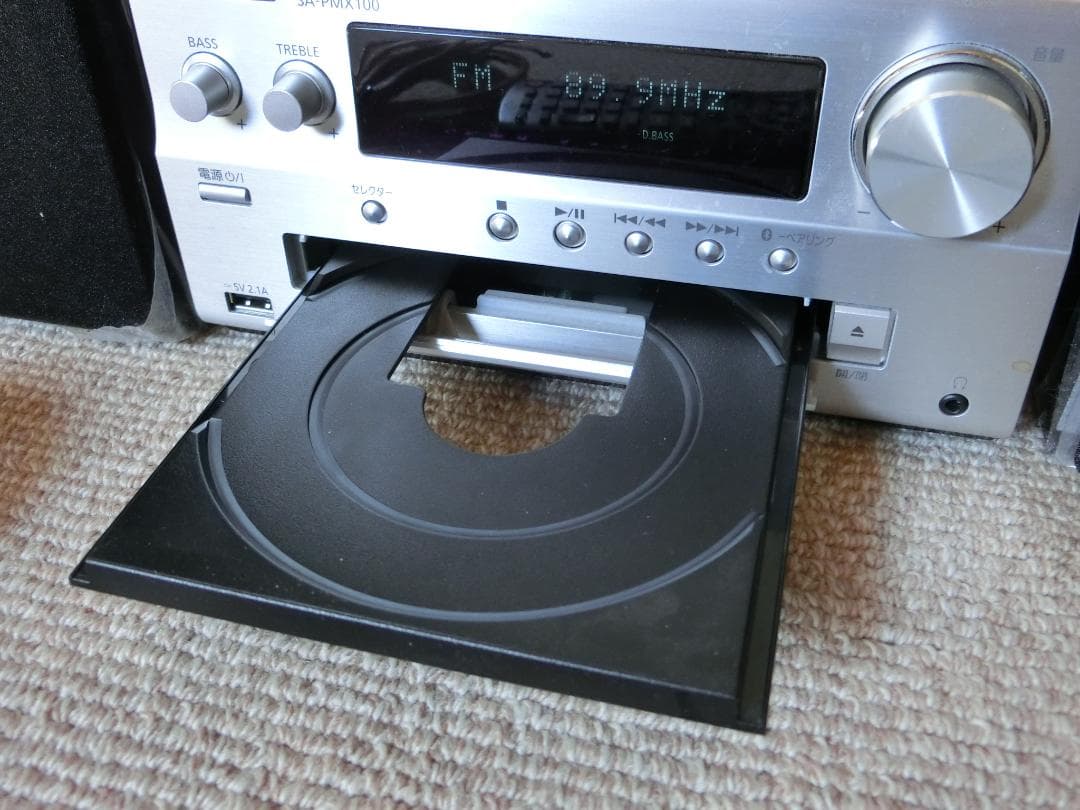 美品 パナソニック CDステレオシステム SC-PMX100-S