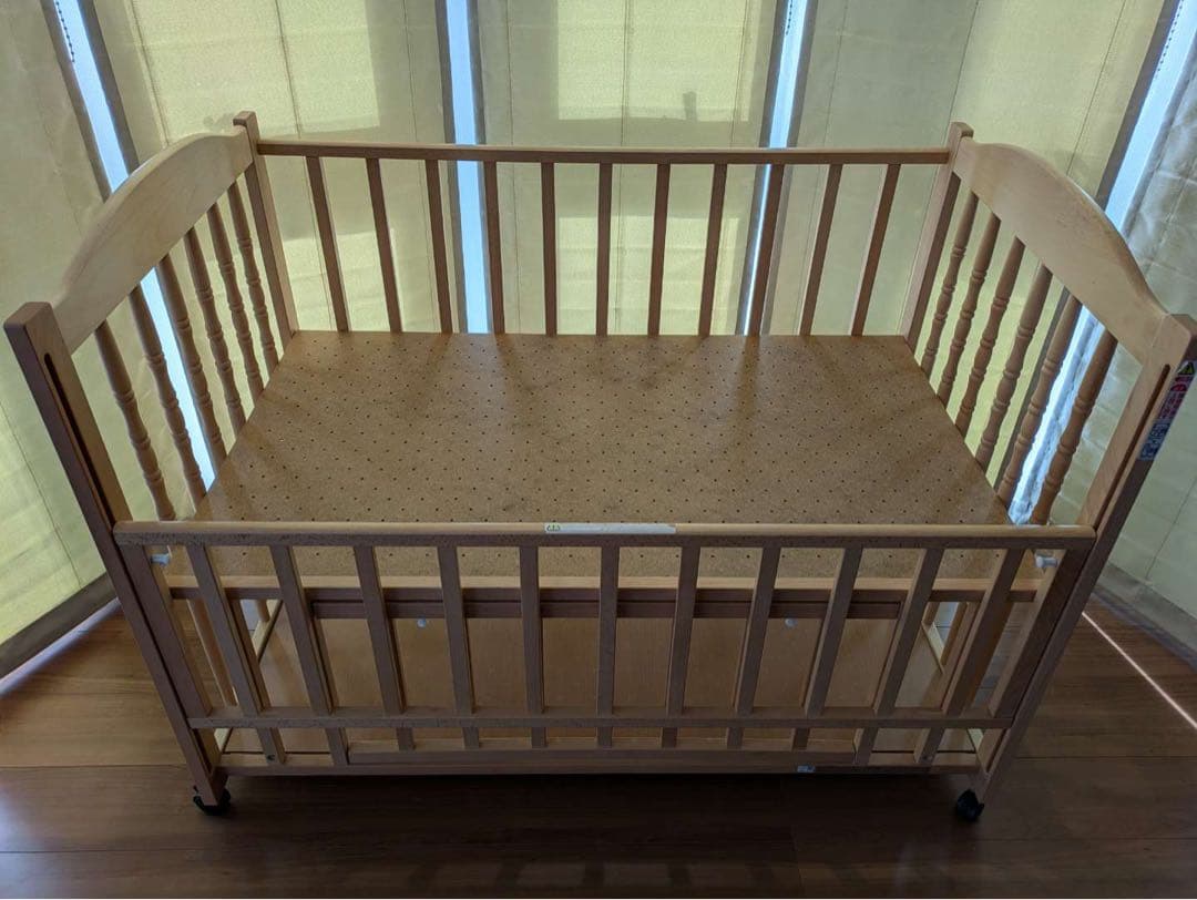 値下げ　ベビーベッド エリーゼ ナチュラル　日本製