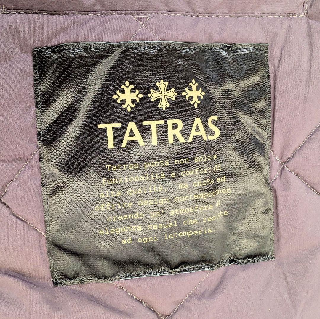 【希少】タトラス TATRAS ダウンポンチョ ケープコート チェック柄