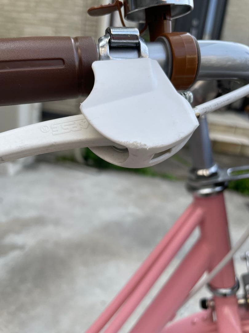 アサヒサイクル　子供用自転車 ピンク バスケット・補助輪付き18インチ　点検済み