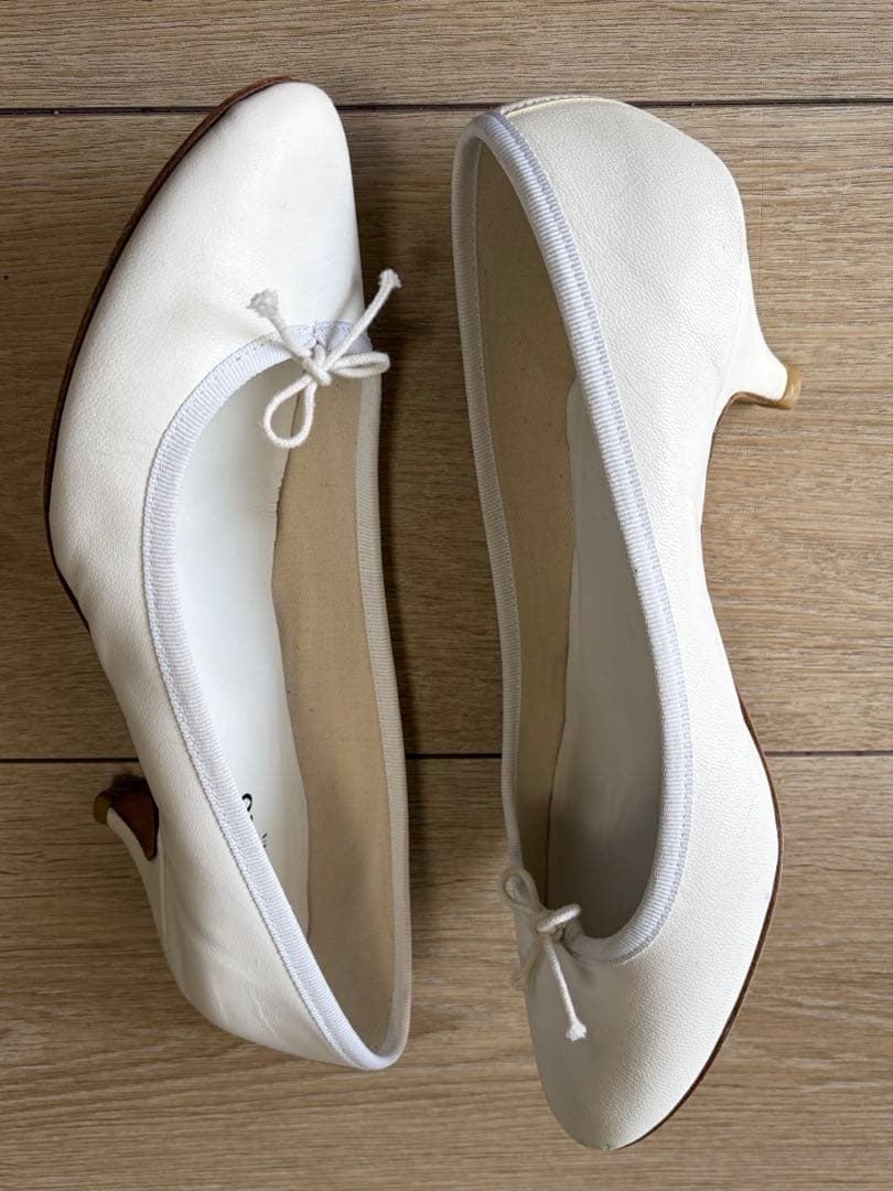 Repetto レペット　ホワイト バレエシューズ 40