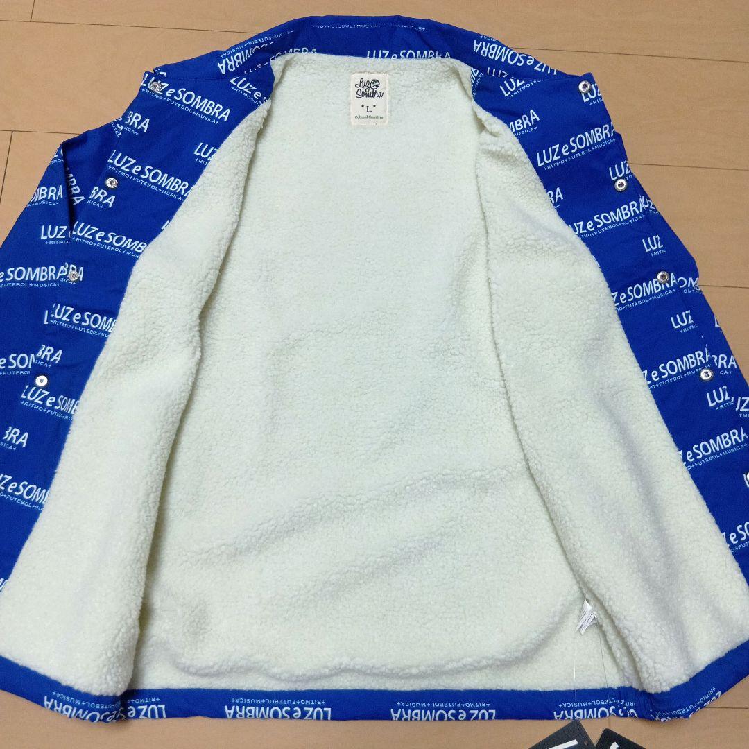 【新品未使用】ルースイソンラ 昇華 コーチ ジャケット 青 L ボア レア