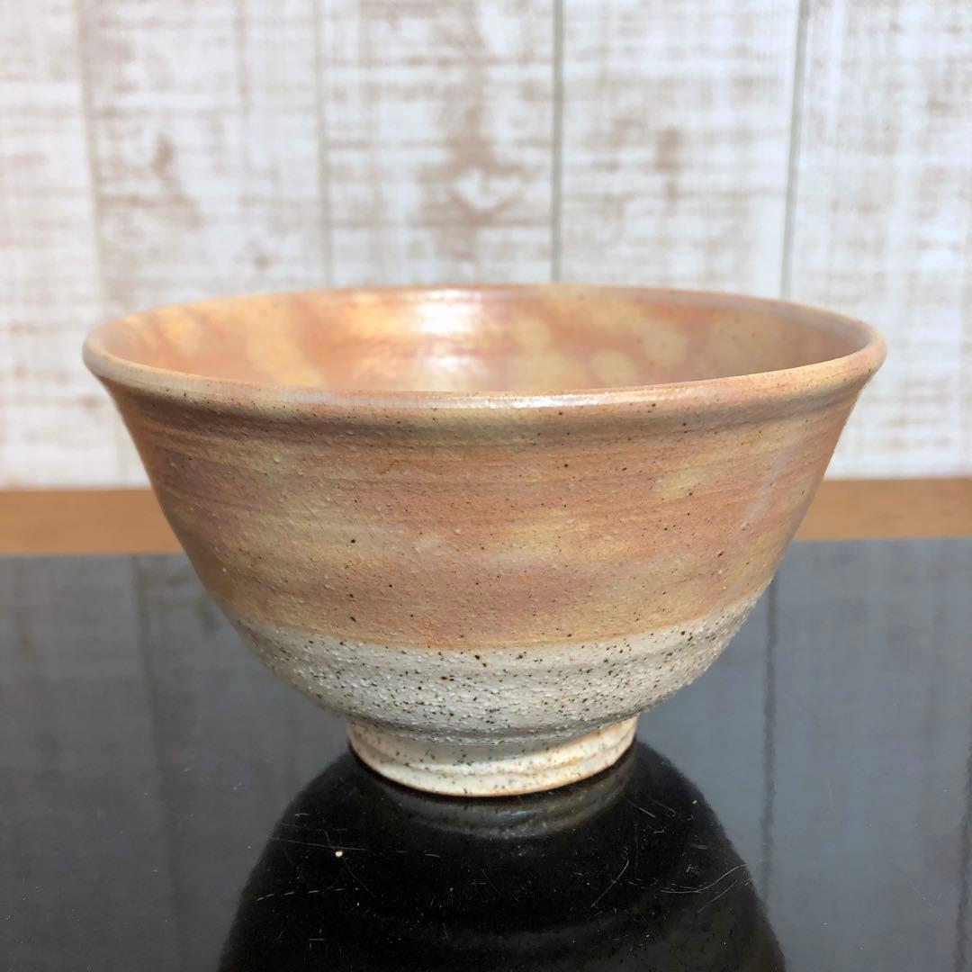 〈未使用〉ピンクマーブル柄がかわいい　茶碗　お砂入茶碗　抹茶碗　茶道具