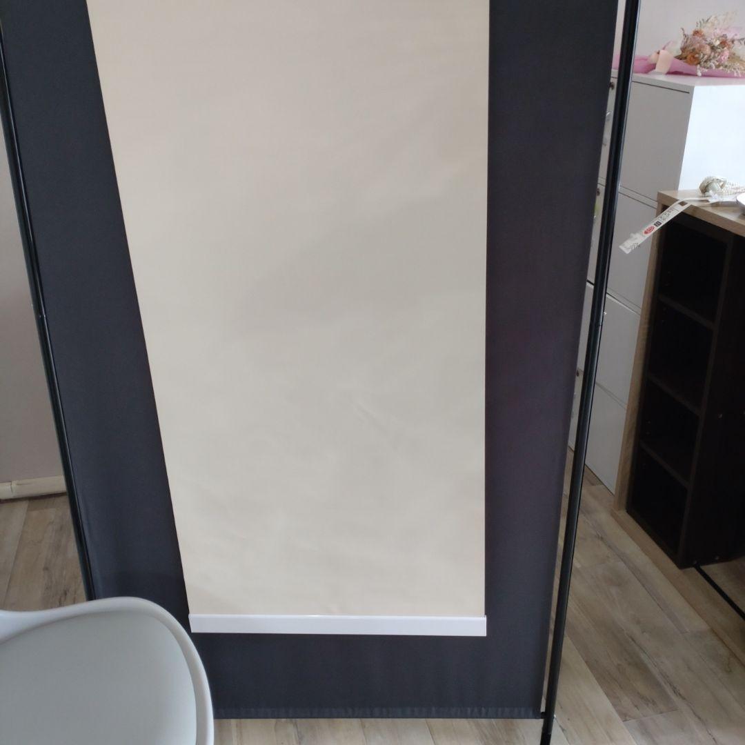 ベージュ ロールスクリーン 約幅80cm×高さ200cm
