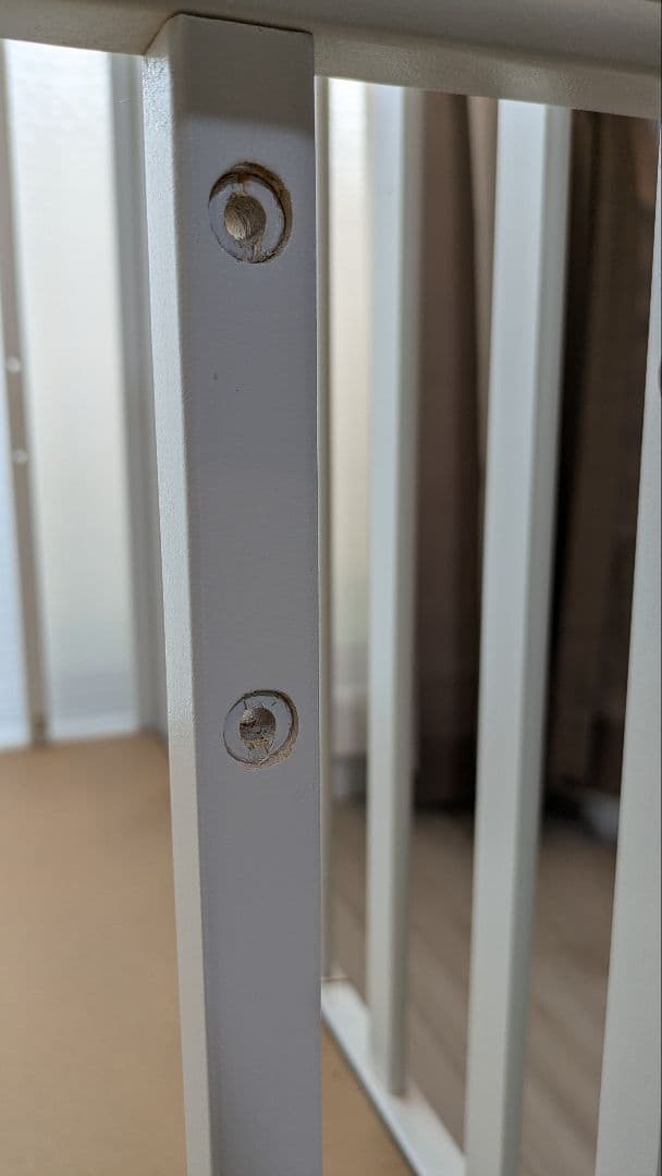 ベビーベッド ハイタイプ 床板すのこ 【カトージ(KATOJI)】メリー付き