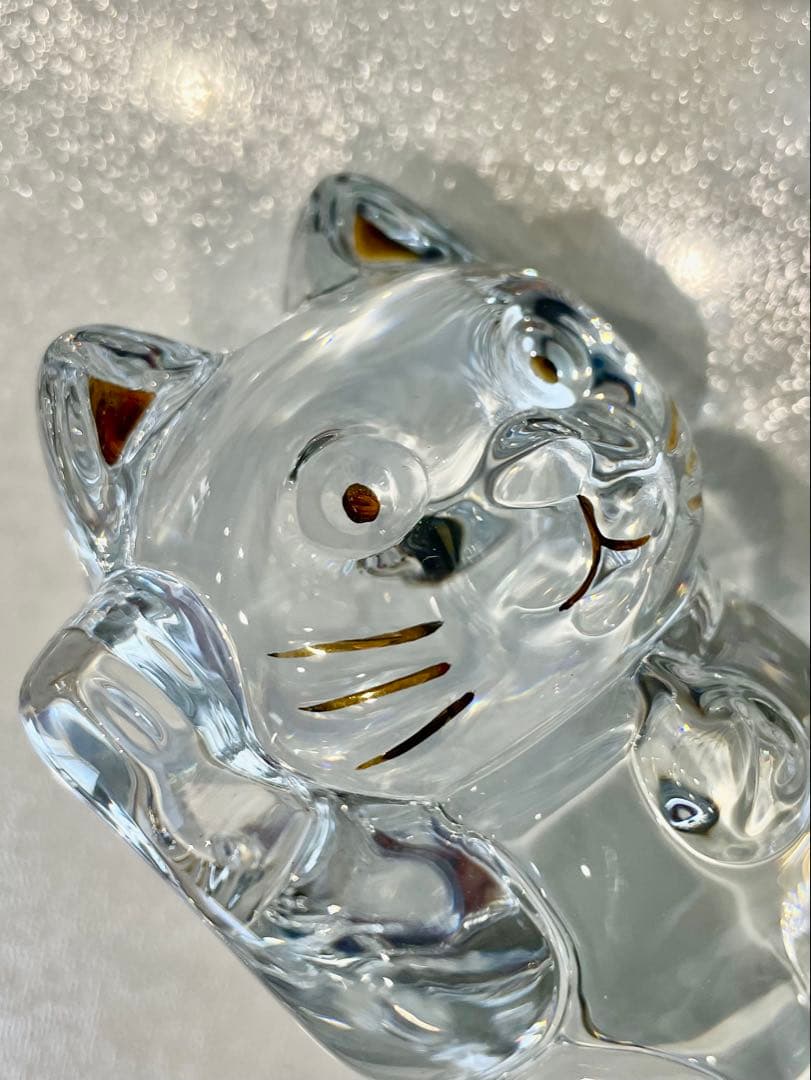 Baccarat ガラス製招き猫