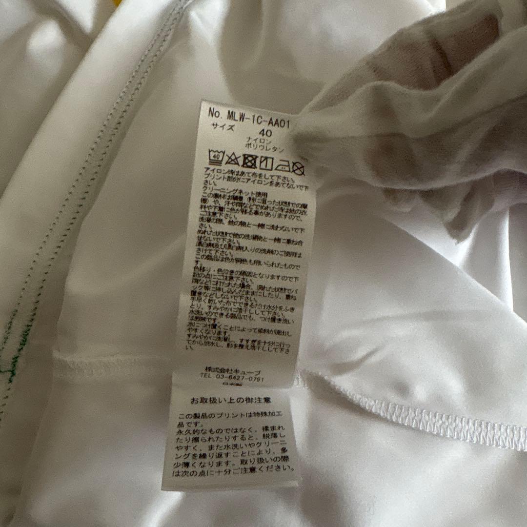 マーク＆ロナ モックネック Tシャツ ゴルフウェア ホワイト 40