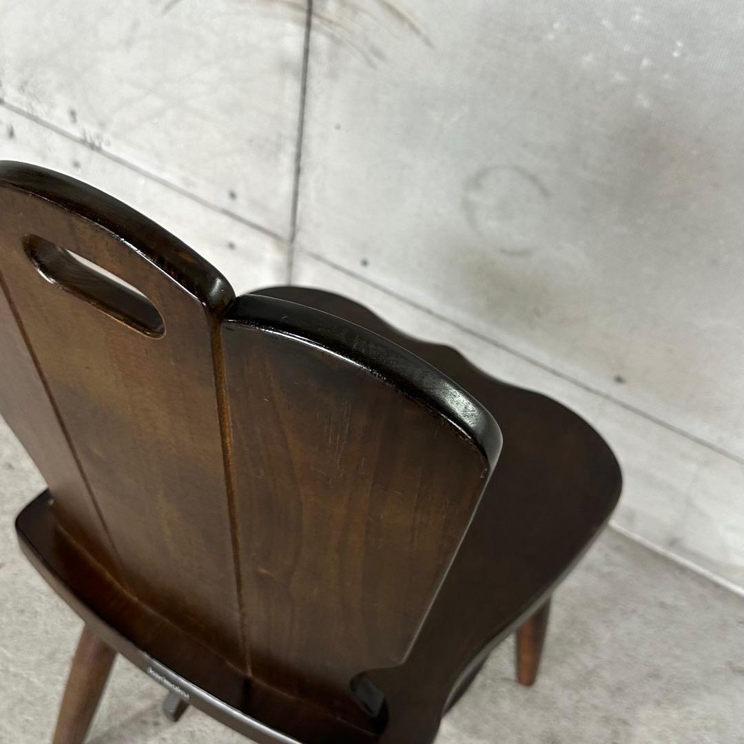 ✦karimoku✦ カリモク RUSTIC チェア／ニング 椅子／昭和レトロ