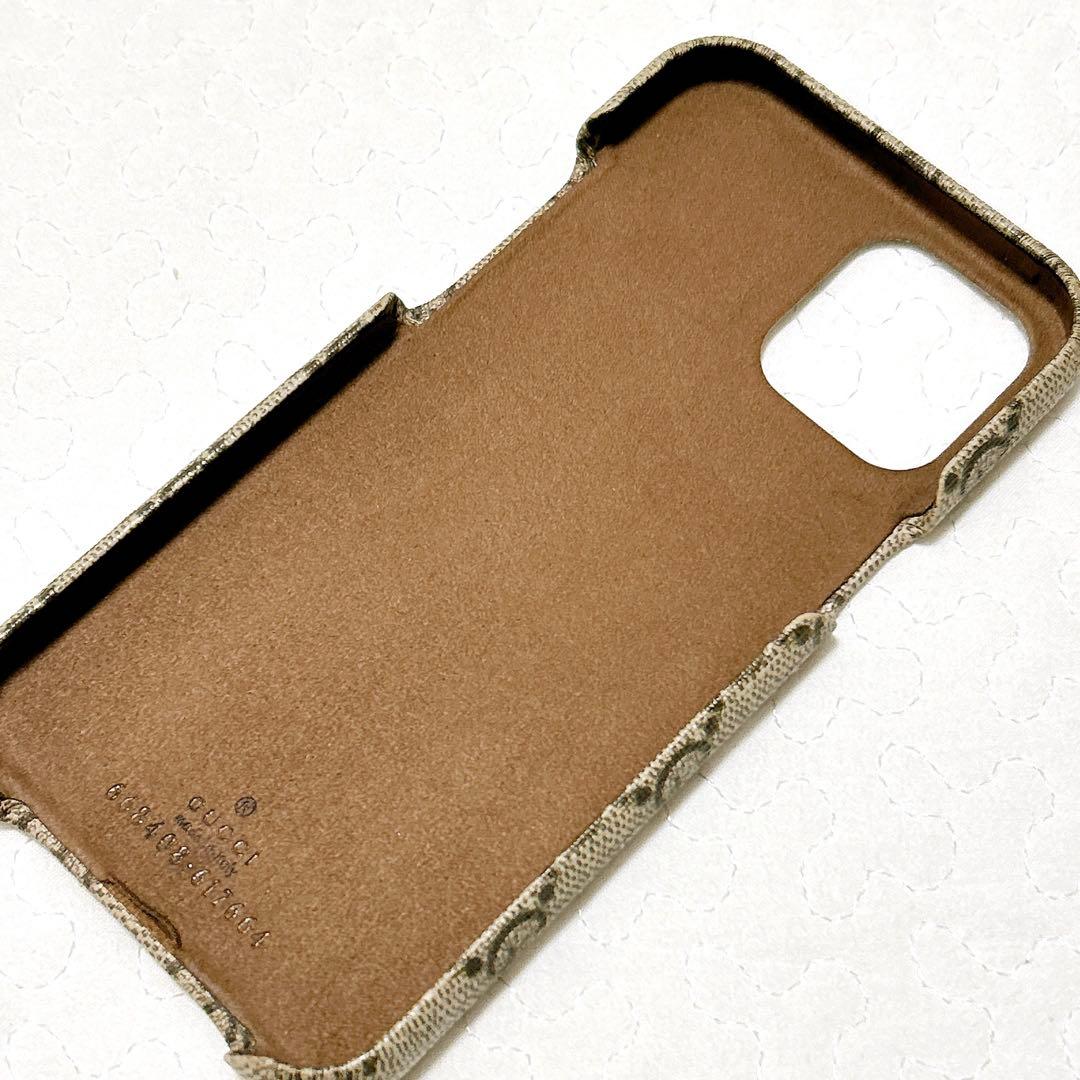 美品 グッチ GGスプリーム GUCCI iPhone 12 Pro Max