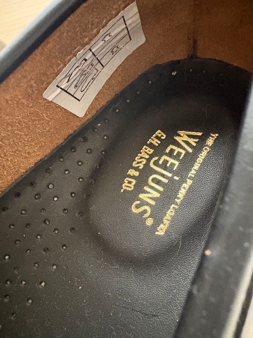 Weejuns ローファー ブラック/ホワイト 9M