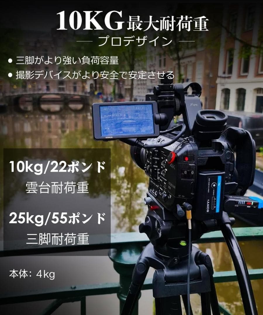 miliboo 三脚 MTT601A 360度パノラマ雲台