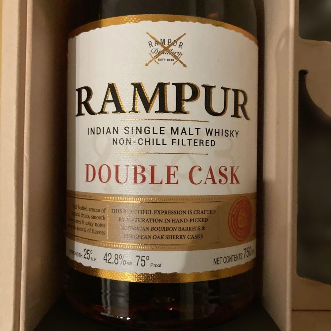 【エコメルカリ便】RAMPUR DOUBLE CASK ウイスキー ギフトセット