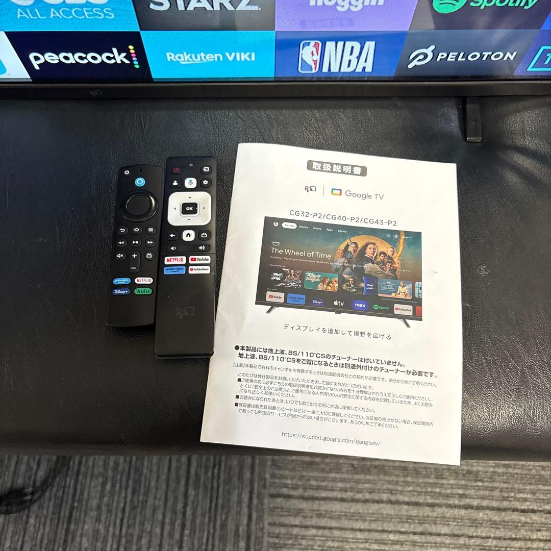 【美品】Google TV CG43-P2