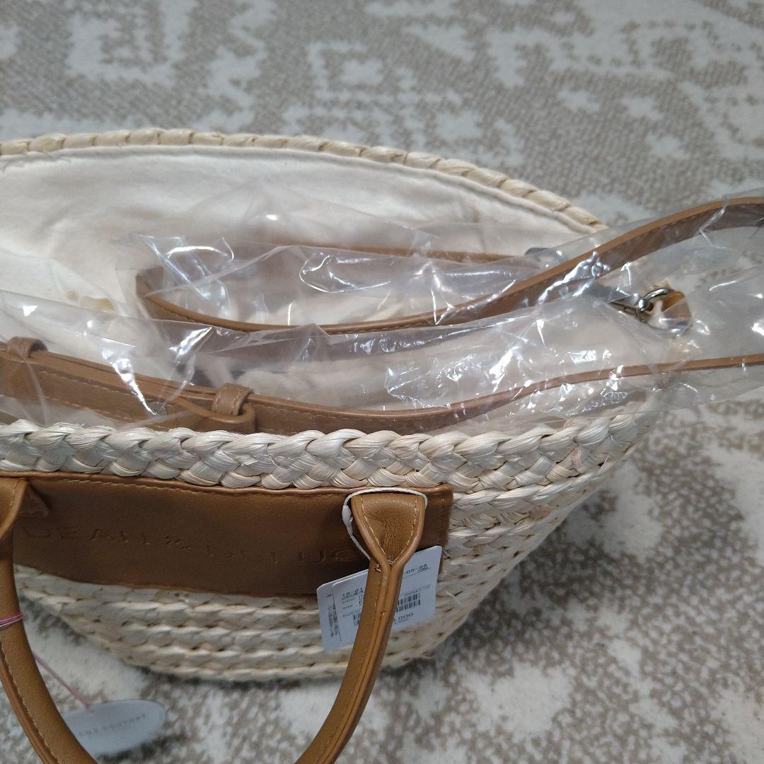 新品　DEAN & DELUCA BEAMSコラボ かごバッグ 保冷バッグ付き