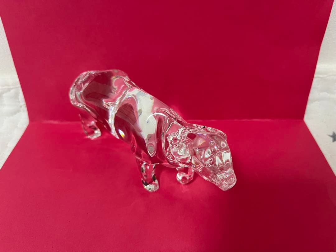 【まとめ買い歓迎】美品 Baccarat バカラ 干支オーナメント 丑 牛 ウシ