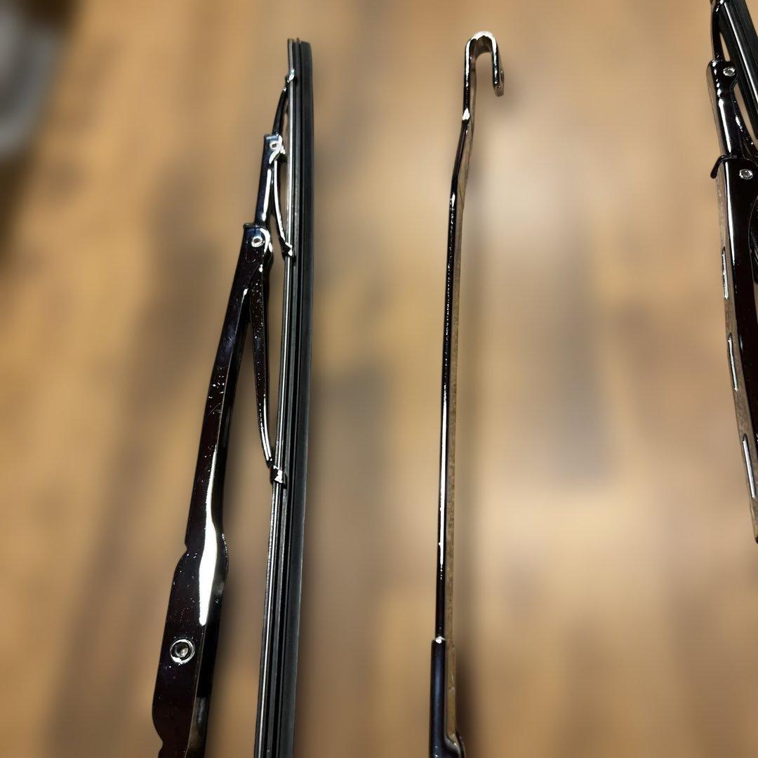 ダットサンD21 ワイパー　クローム ローライダー　ミニトラック