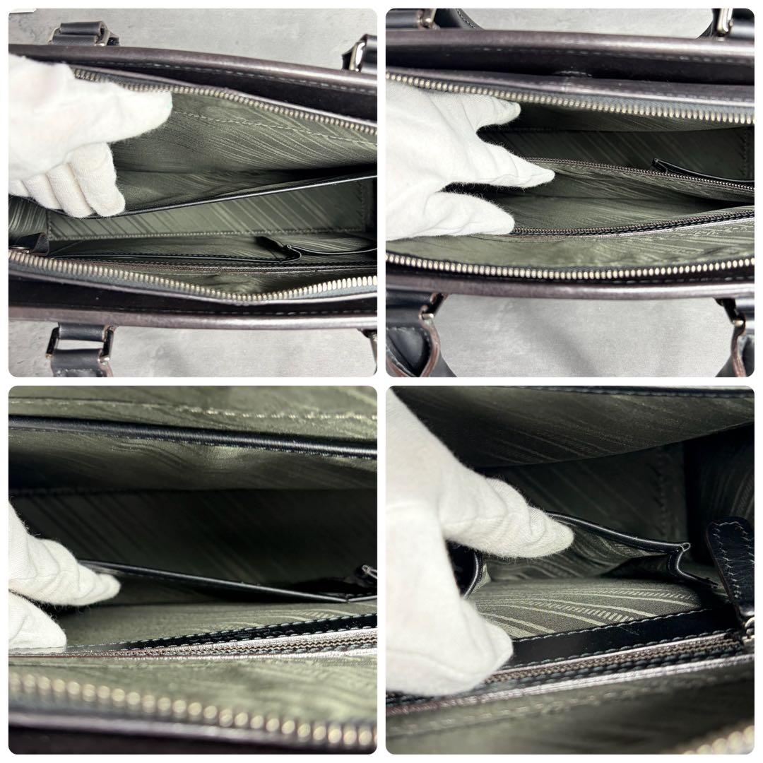 【極美品】FUJITAKA 本革 2way ブリーフケース オールレザー A4可