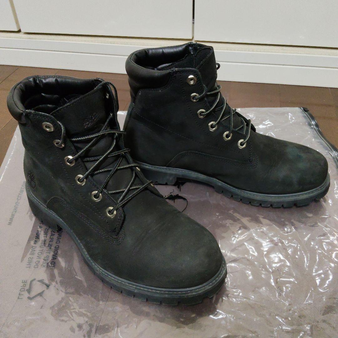ティンバーランド ブラックブーツ 25.5cm