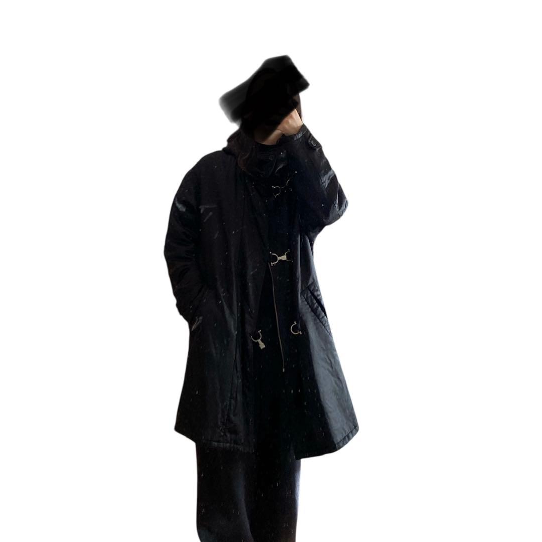 80s90s イタリア製 PAL ZILERI ヴィスコース フーデッドコート