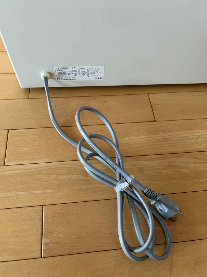 大正電機　電子発酵器　ジャパンホームベーキングスクール　SK-30 パン発酵器