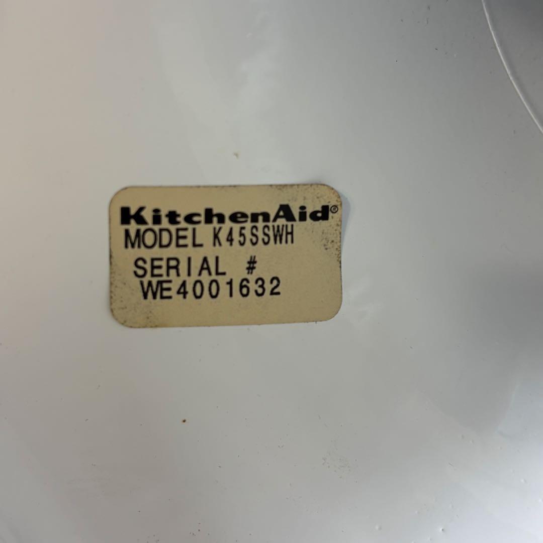 KitchenAid K45SS スタンドミキサー キッチンエイド 卓上ミキサー