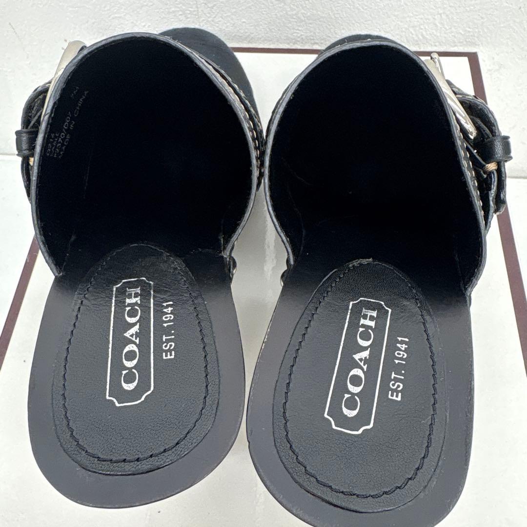 COACH コーチ サボ SABLE シグネチャー 7M サンダル 24cm