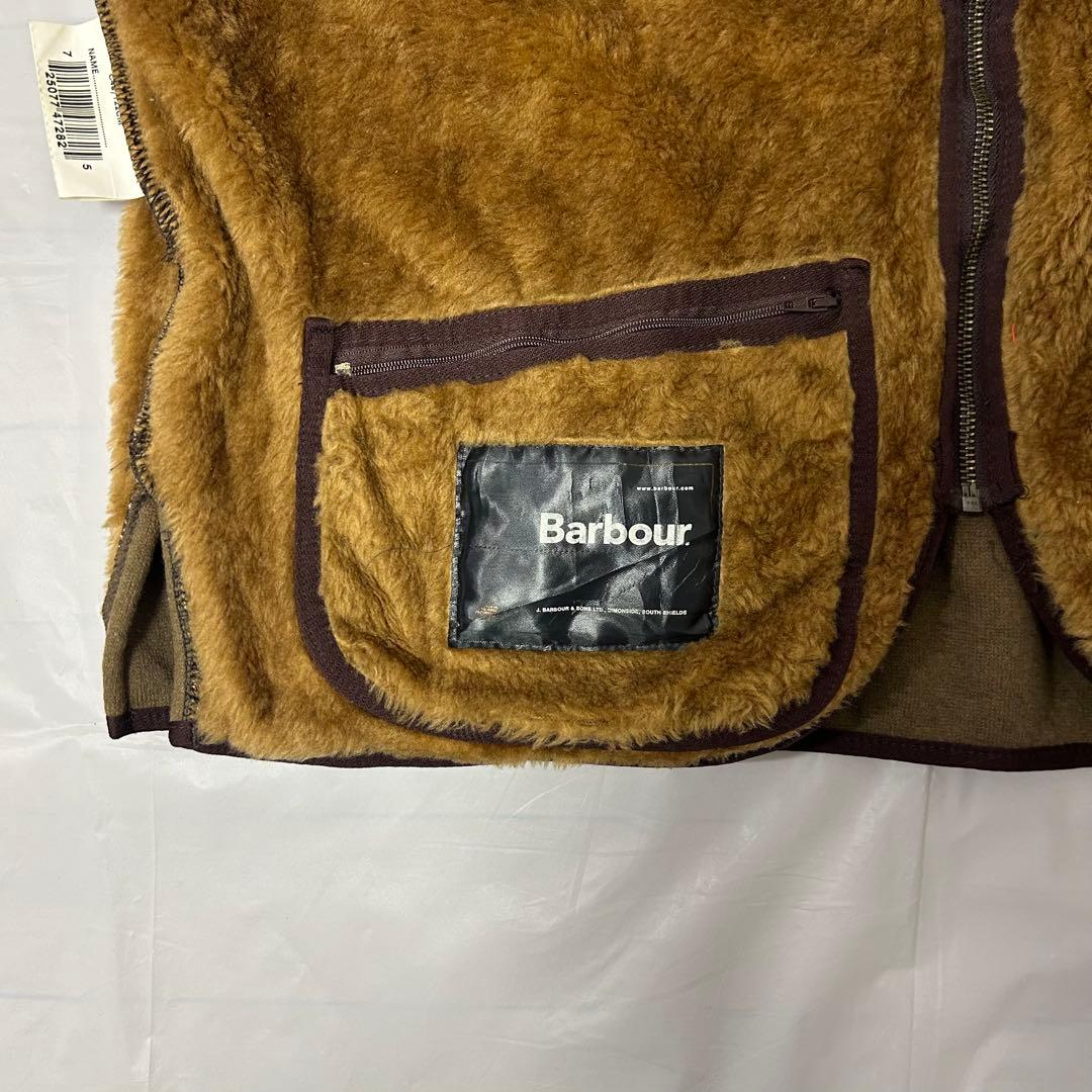 90s Barbour バブアー ボアライナーベスト ジップタイプ