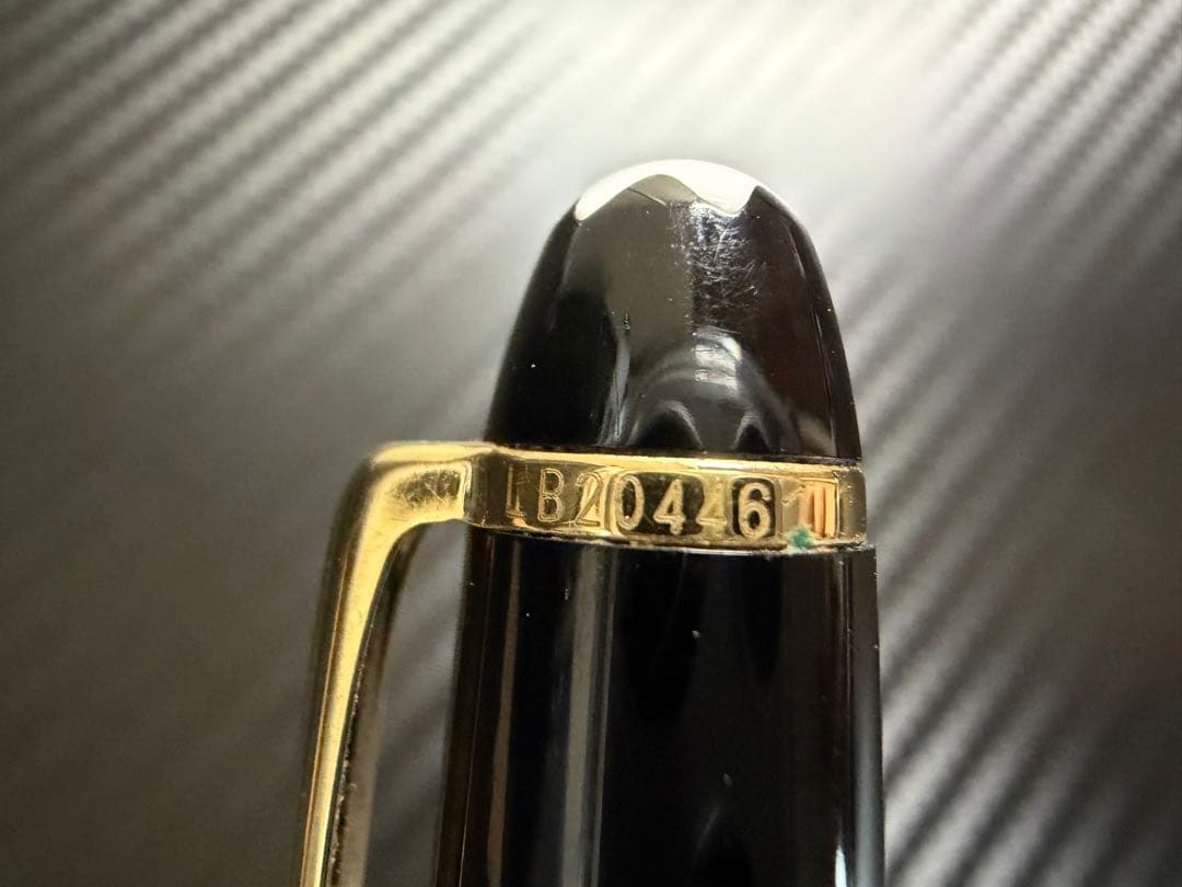 極美品 モンブラン マイスターシュテュック 144 ブラック 中白 F 万年筆