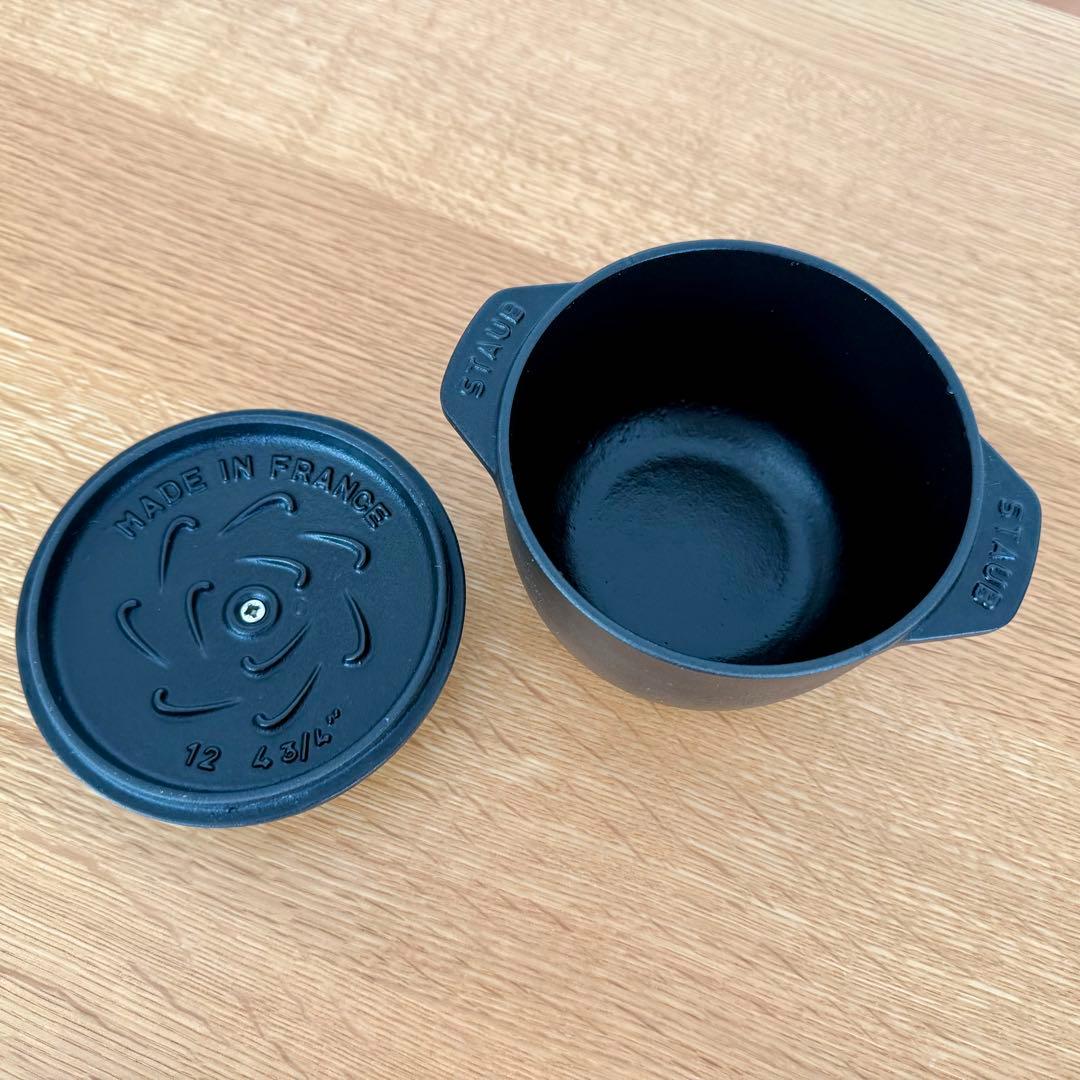 ストウブ La Cocotte de GOHAN S（12cm）ブラック