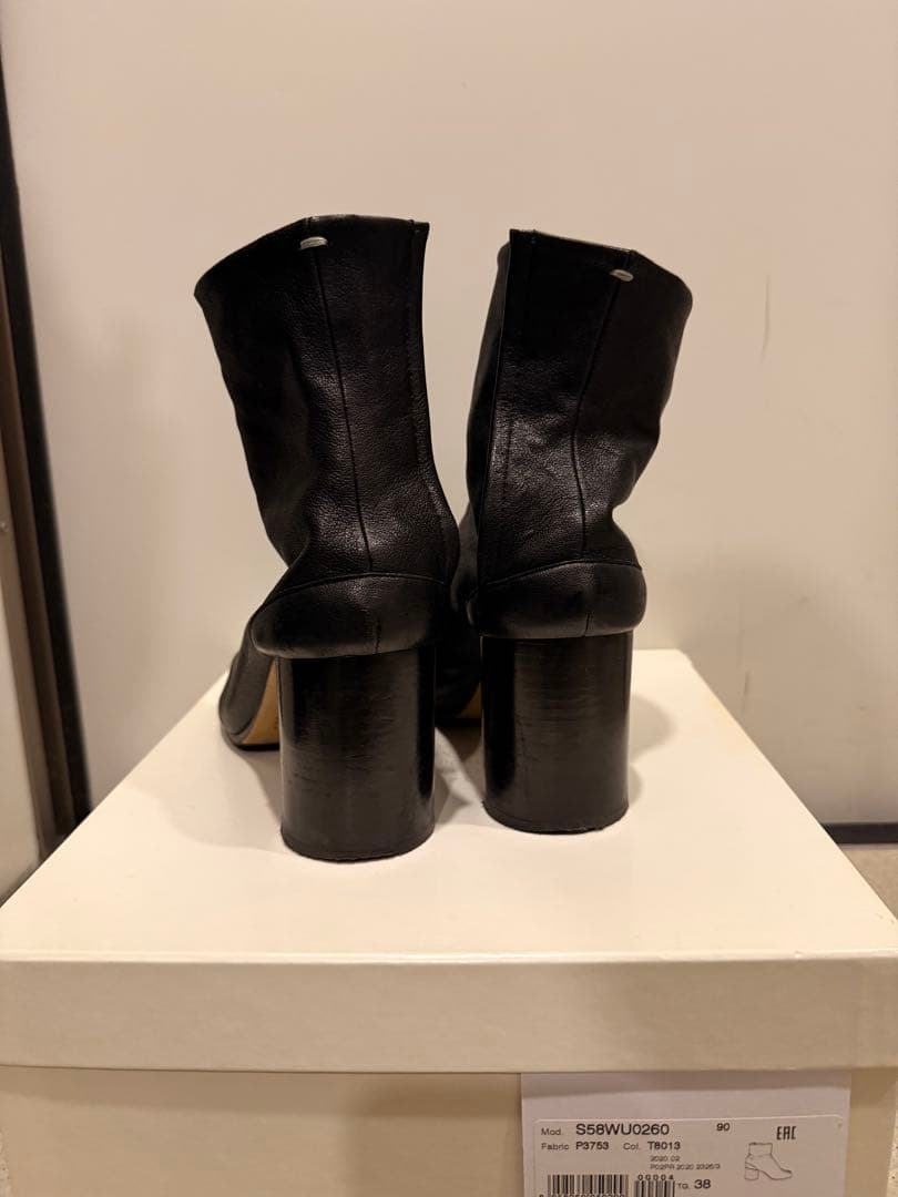 Maison Margiela 足袋ブーツ ブラック 38 ヒール 箱あり正規品
