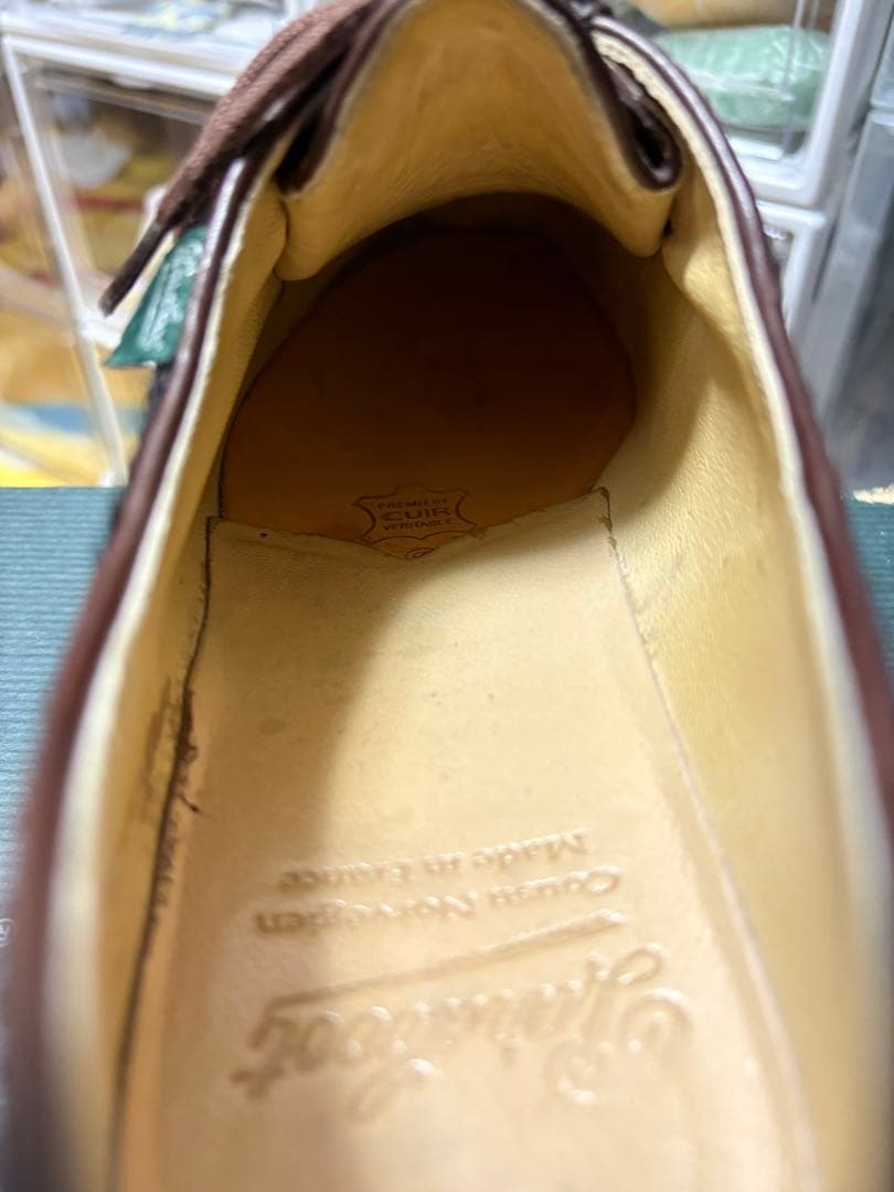 純正ツリー付　パラブーツ　ミカエル　ポニー　ブラウン　40.5