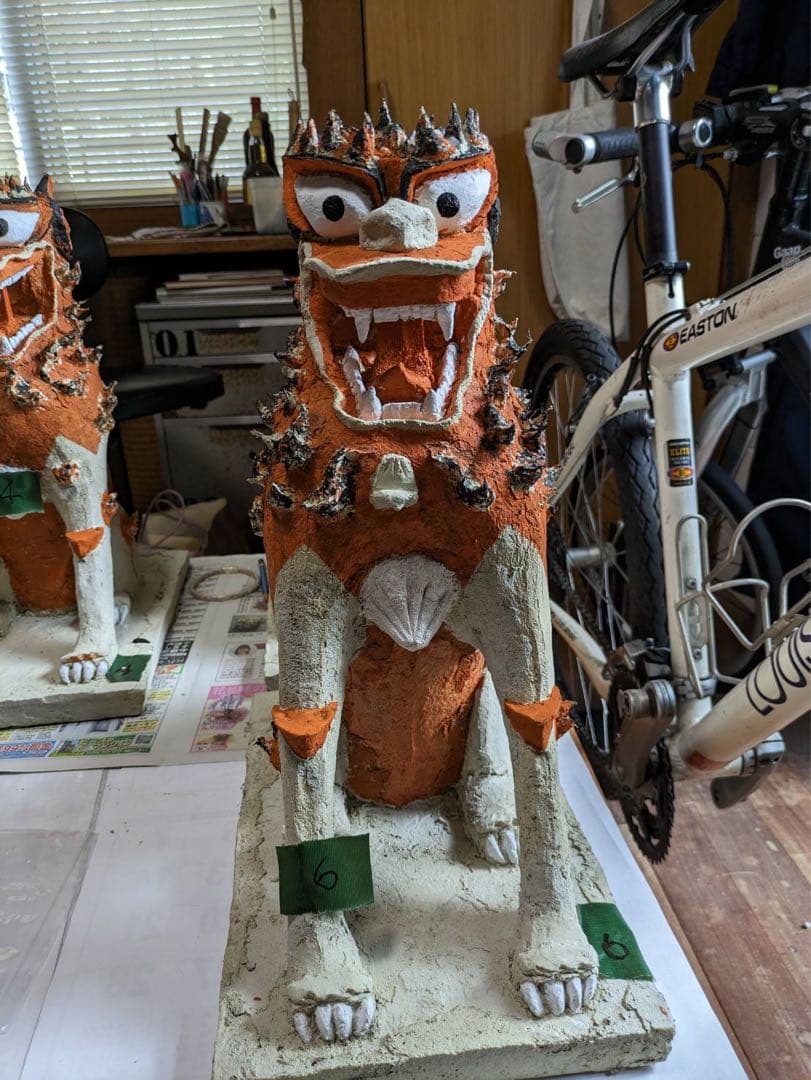 漆喰シーサー①