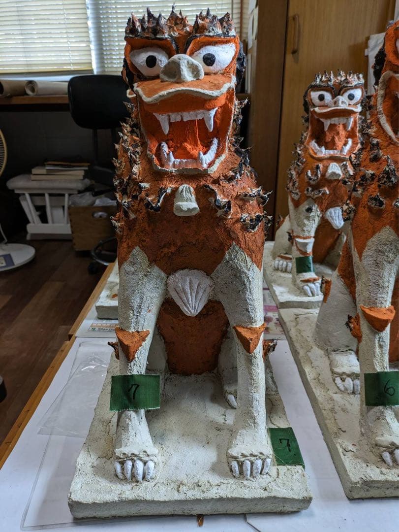 漆喰シーサー①