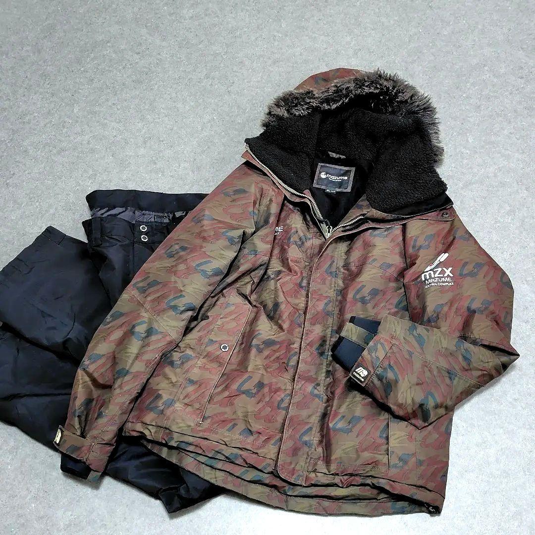 【美品】MAZUME コンタクトオールウェザースーツ 迷彩 XLサイズ
