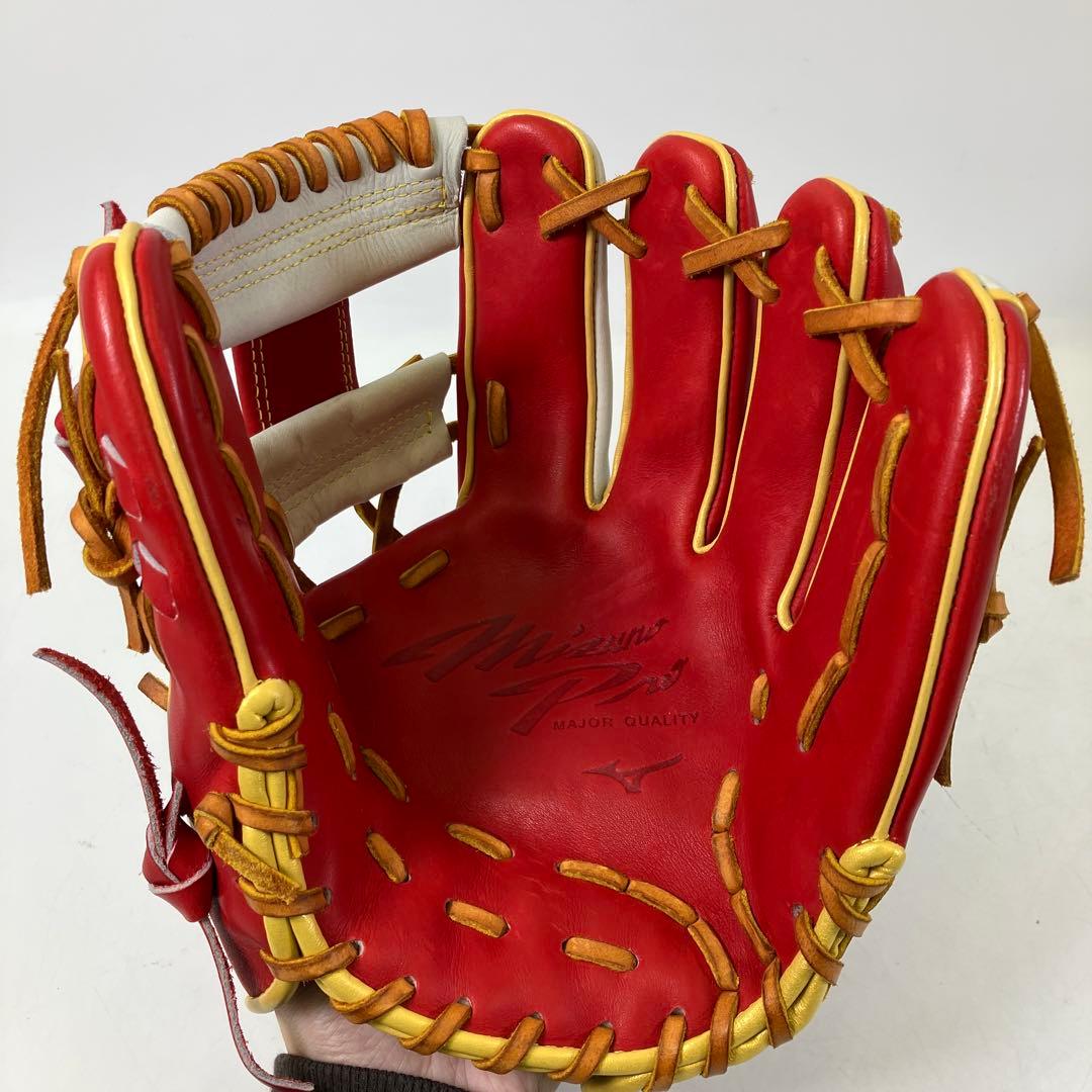 【美品】 ミズノプロ 勝色コレクション 野球グローブ 限定カラー