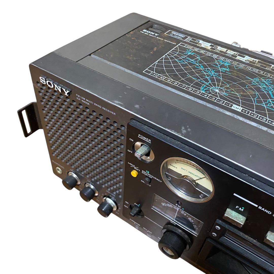 【ジャンク】SONY ICF-6800A ラジオ　バントレシーバー　昭和　レトロ