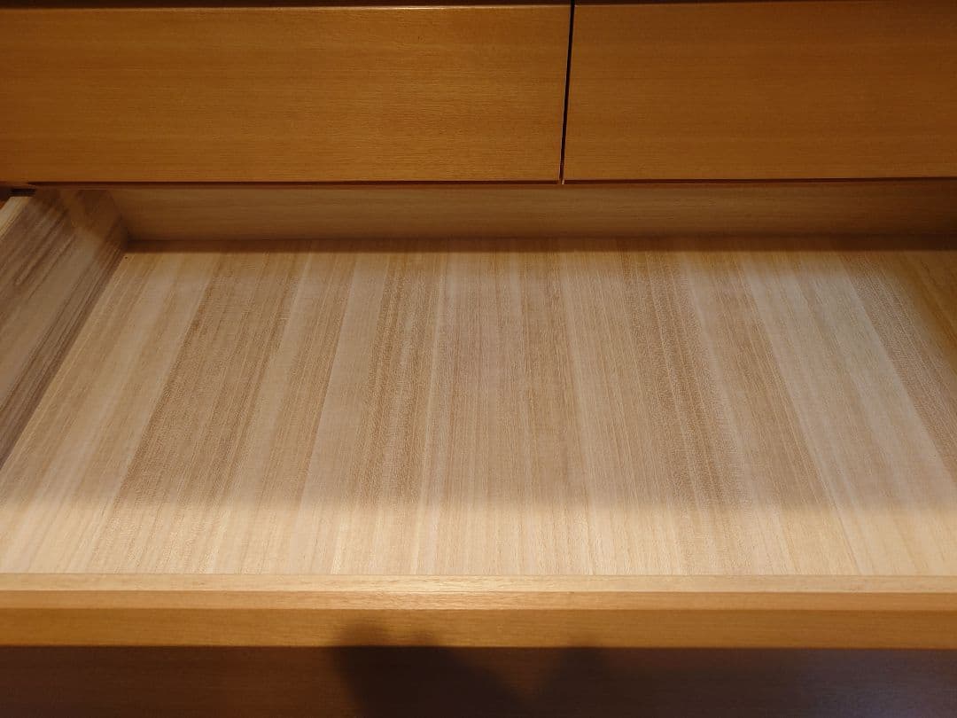 府中家具　ナチュラルウッド 木製チェスト 8引き出し