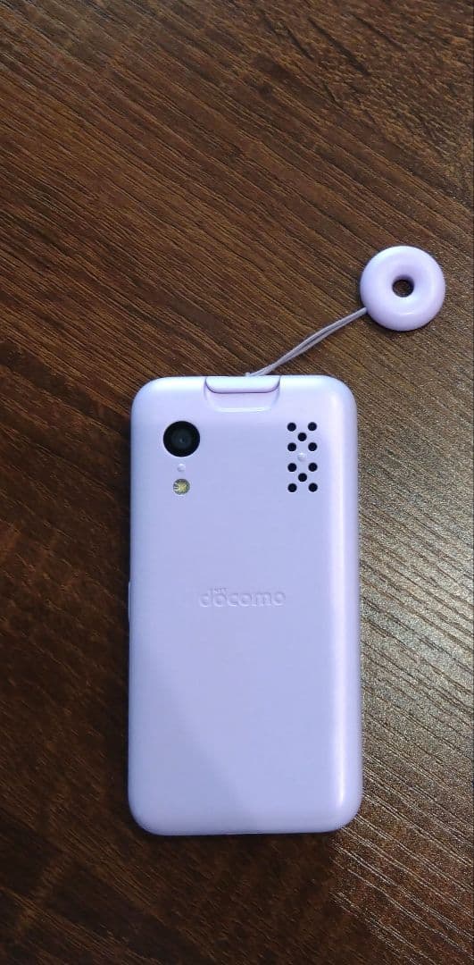 docomo KY-41C パープル ストラップ付き