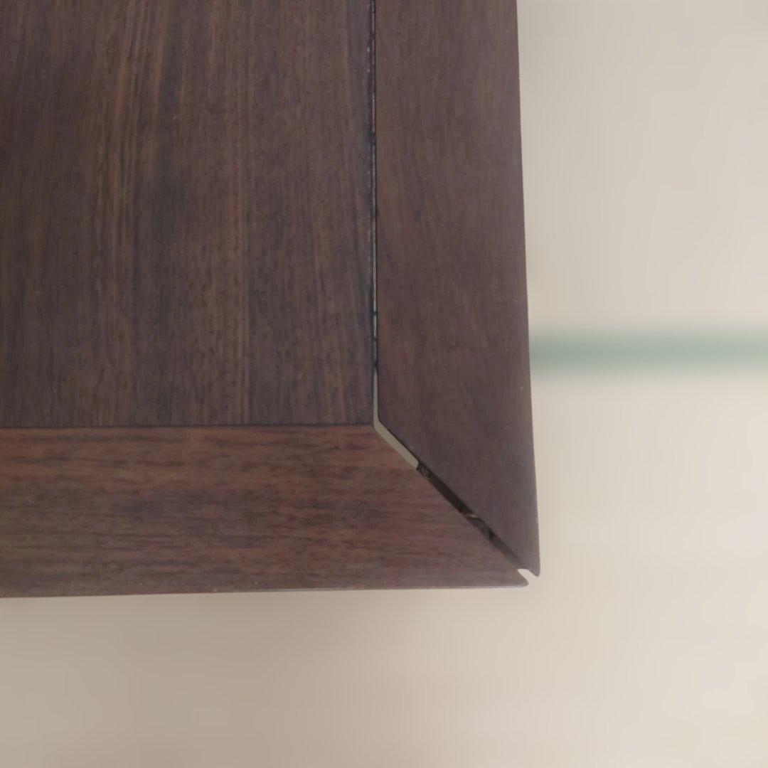 竹を貼った座卓